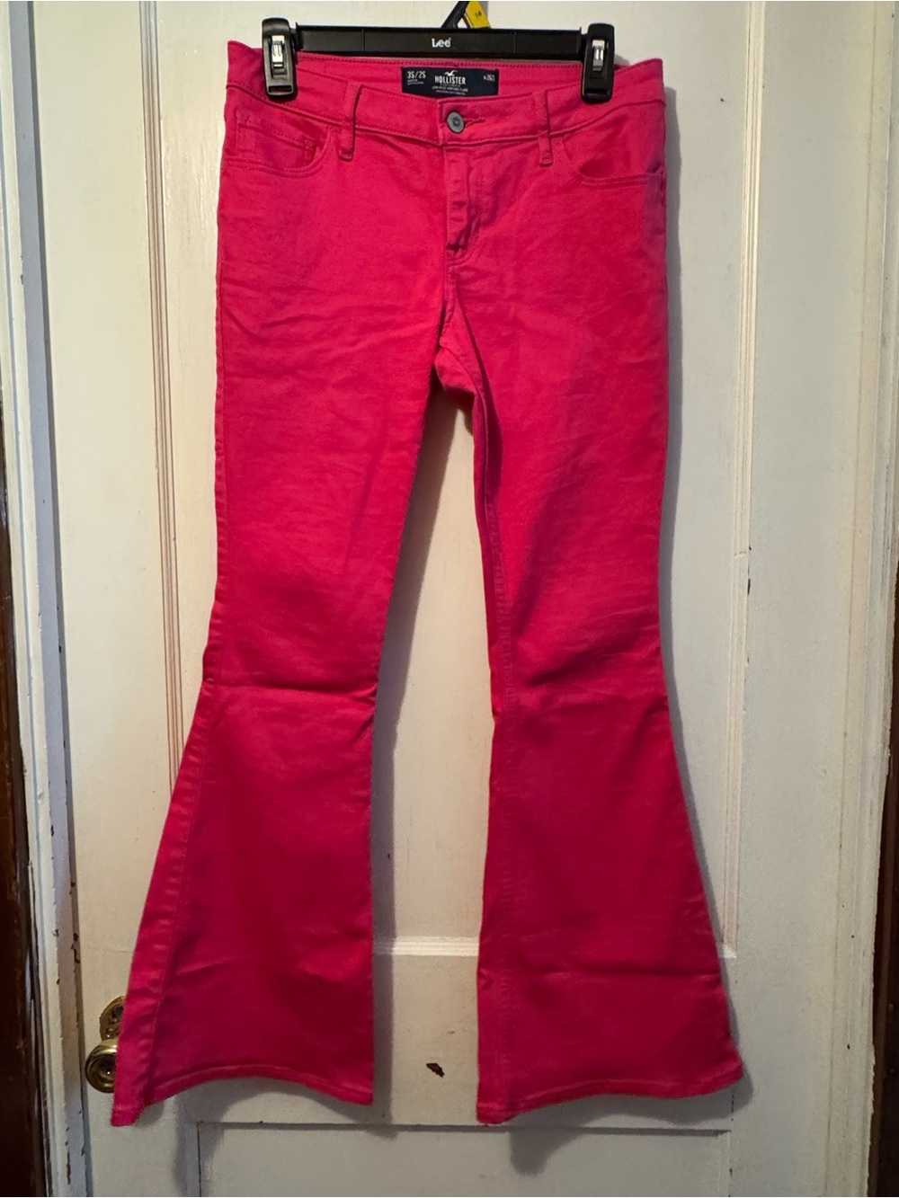 Hollister Women's Hot Pink Flare Jeans